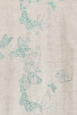 Butterflies Ice Blue Fabric by Barneby Gates