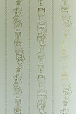 Chairs Eau de Nil Wallpaper by Barneby Gates