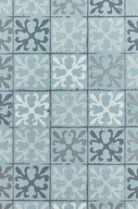 Fleur de Lys Tile Canteen Blue Wallpaper by Barneby Gates