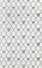 Fox & Hen Charcoal on Parchment Wallpaper by Barneby Gates
