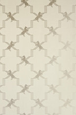 Horse Trellis Metallic Stone Wallpaper by Barneby Gates 