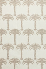 Marrakech Palm Soft Gold Fabric by Barneby Gates