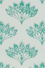 Peacock Teal Wallpaper by Barneby Gates