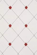 Diamond Trellis Red Wallpaper by Barneby Gates 