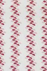 Oak Leaves Red / Pink Fabric by Barneby Gates 