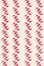 Oak Leaves Red Wallpaper by Barneby Gates 