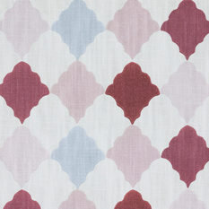 Quilted Harlequin Patchwork Rose Fabric by Barneby Gates 