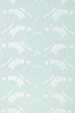 Swan Lake Duck Egg Wallpaper by Barneby Gates 