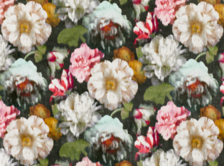 Black Edition Herbaria Cinnabar Fabric