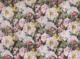 Black Edition Herbaria Jacquard Cinnabar Fabric