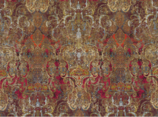 Black Edition Maroque Cinnabar Fabric