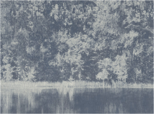 Mizumi Panel Midnight Wallcovering by Black Edition
