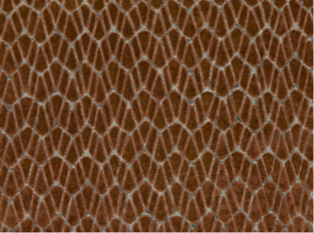 Black Edition Rombo Copper Fabric