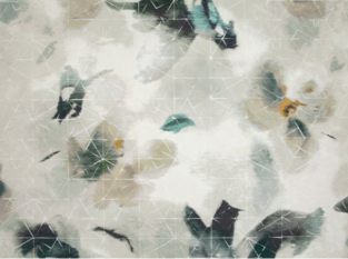 Orimono Wallcovering Indium by Black Edition 