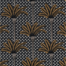 Atlas Carbone Wallcovering by Casamance