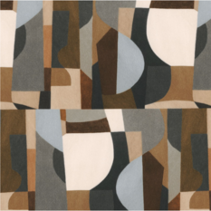 Avant Premiere Multico Marron Fabric by Casamance 
