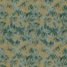 Howea English Green Fabric by Casamance 