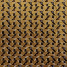 Kokedera Yellow Gold Fabric by Casamance