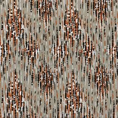 Madrigal Black Moon / Red Fabric by Casamance 