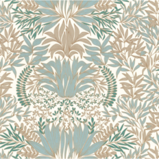 Chardon Blanc Wallcovering by Casamance