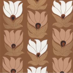 Dauphine Ambre Wallcovering by Casamance