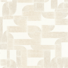 Hector Blanc Wallcovering by Casamance
