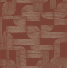 Hector Terracotta Wallcovering by Casamance