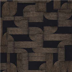Hector Noir Wallcovering by Casamance