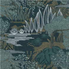Jasmin Wallcovering by Casamance