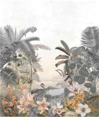 Paraiba Gris Et Pastel Wallcovering by Casamance