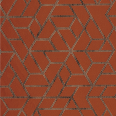 Premiere Loge Orange brulee Fabric by Casamance 