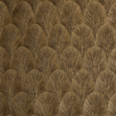 Tourmaline Doré foncé Wallcovering by Casamance