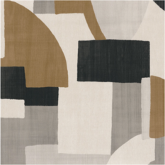 Trompe L'oeil Gris cendre / mordore Fabric by Casamance 