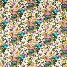 Bloom Amethyst Fabric by Clarke & Clarke 
