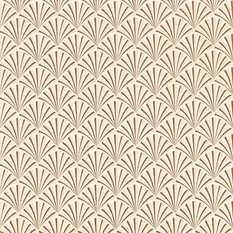 Chrysler Rose Gold Wallcovering by Clarke & Clarke 