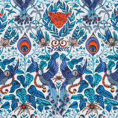 Amazon Blue Fabric by Emma J Shipley for Clarke & Clarke 