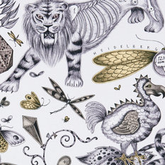 Extinct Gold Fabric by Emma J Shipley for Clarke & Clarke 