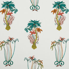 Jungle Palms Jungle Wallcovering by Emma J Shipley for Clarke & Clarke 