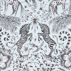 Kruger Eggshell Fabric by Emma J Shipley for Clarke & Clarke 