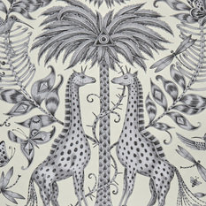 Kruger Monochrome Wallcovering by Emma J Shipley for Clarke & Clarke 