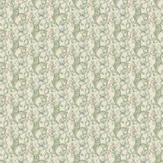 Golden Lily Linen/Blush Fabric by Clarke & Clarke 