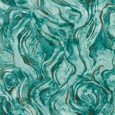 Lavico Teal Wallcovering by Clarke & Clarke 
