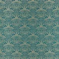 Leopardo Kingfisher Fabric by Clarke & Clarke 