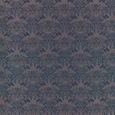 Leopardo Midnight/Copper Fabric by Clarke & Clarke 