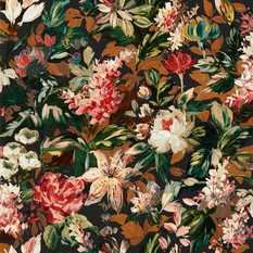 Lilum Russet/Noir Wallcovering by Clarke & Clarke 