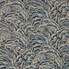 Lumino Midnight/Copper Wallcovering by Clarke & Clarke