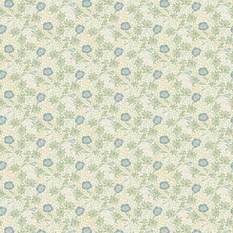 Mallow Apple/Linen Fabric by Clarke & Clarke 