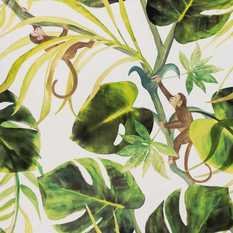 Monkey Business Natural Wallcovering by Clarke & Clarke