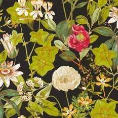 Passiflora Noir Wallcovering by Clarke & Clarke