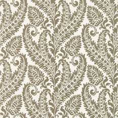 Regale Gilver/Ivory Wallcovering by Clarke & Clarke 